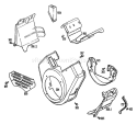 Page H Diagram and Parts List for 9374-0  Briggs and Stratton Generator